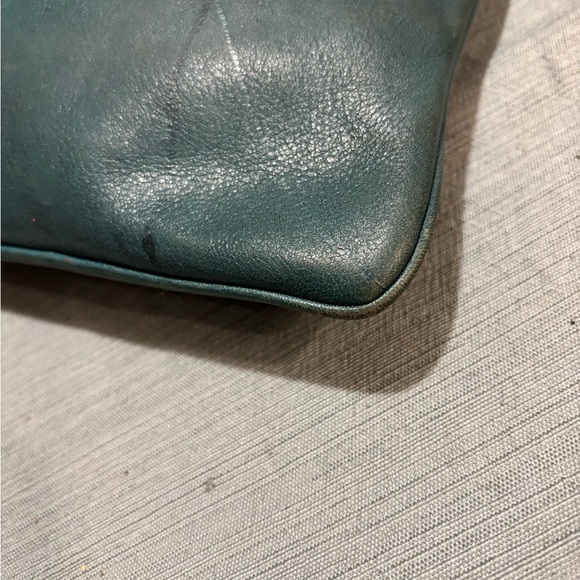 Coach Dark Teal 41980 Leather Crossbody Bag - Picture 10 of 13
